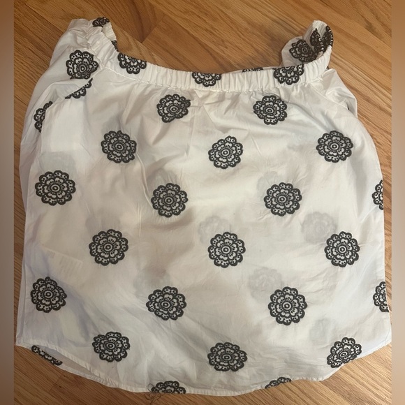 Anthropologie Maeve Cornelia Embroidered Top Small 100% cotton - Picture 9 of 11